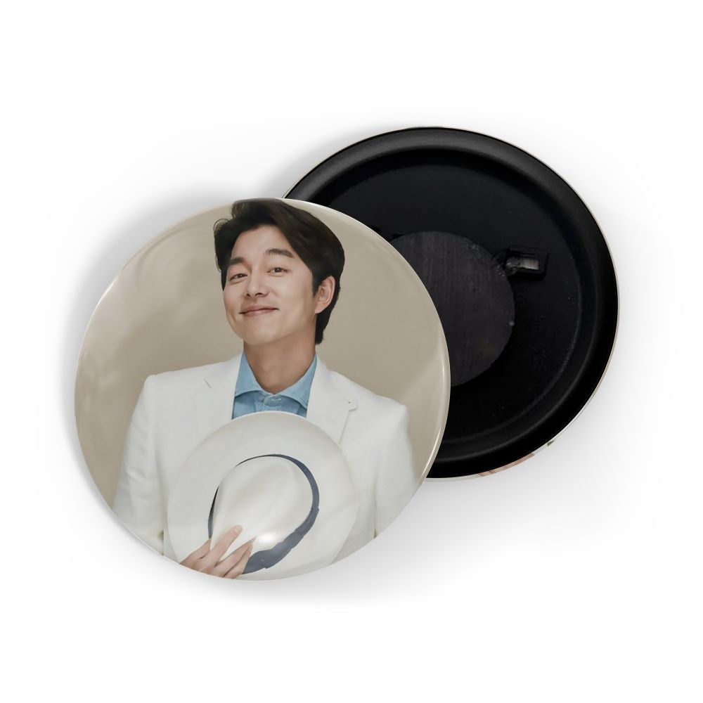 dhcrafts Fridge Magnet K-Drama Korean Actor Multicolour Gong Yoo D2 Glossy Finish Design Pack of 1